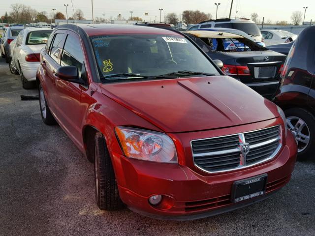 1B3CB3HAXAD642260 - 2010 DODGE CALIBER MA RED photo 1