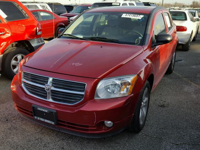 1B3CB3HAXAD642260 - 2010 DODGE CALIBER MA RED photo 2