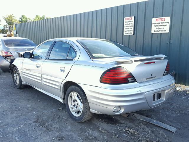 1G2NF52TX1M608096 - 2001 PONTIAC GRAND AM S SILVER photo 3