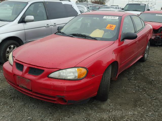 1G2NF52E84M683966 - 2004 PONTIAC GRAND AM S RED photo 2