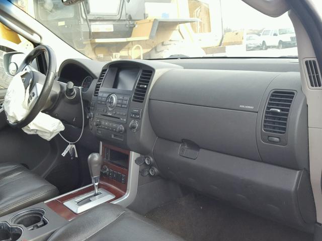 5N1AR18B89C617403 - 2009 NISSAN PATHFINDER SILVER photo 5