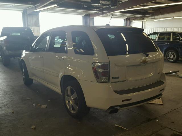 2CNDL737186041889 - 2008 CHEVROLET EQUINOX SP WHITE photo 3