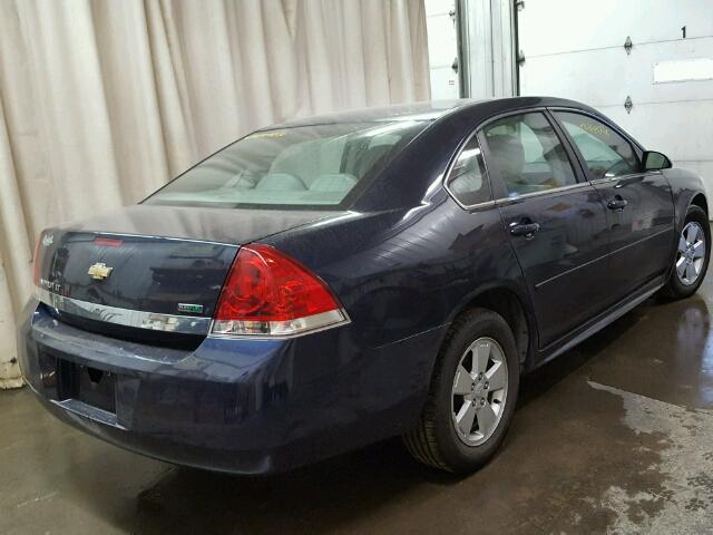 2G1WB5EK6A1249431 - 2010 CHEVROLET IMPALA LT BLACK photo 4