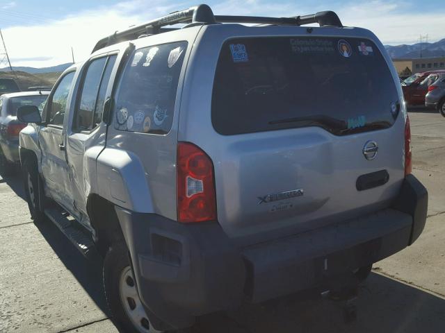 5N1AN08W76C539068 - 2006 NISSAN XTERRA OFF SILVER photo 9