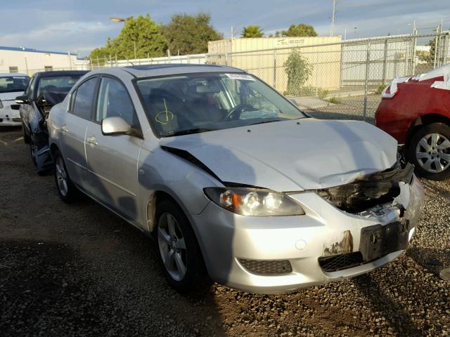 JM1BK12G961445911 - 2006 MAZDA 3 I SILVER photo 1