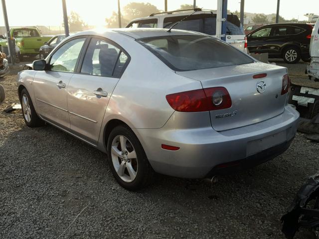 JM1BK12G961445911 - 2006 MAZDA 3 I SILVER photo 3