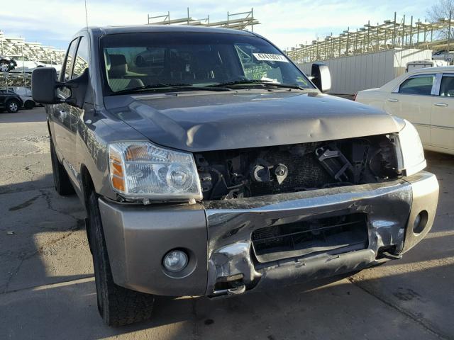 1N6AA07B46N561965 - 2006 NISSAN TITAN XE TAN photo 1