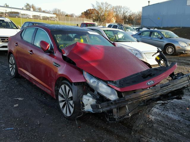 KNAGR4A62B5114633 - 2011 KIA OPTIMA SX RED photo 1