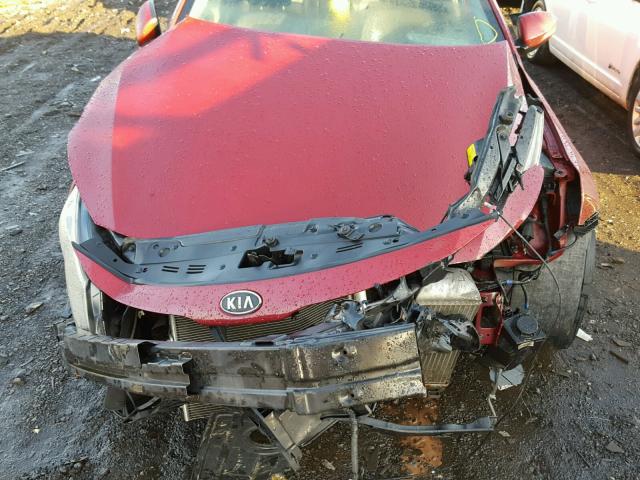 KNAGR4A62B5114633 - 2011 KIA OPTIMA SX RED photo 7