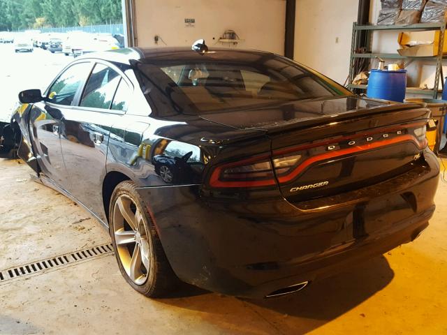 2C3CDXCT2FH854531 - 2015 DODGE CHARGER R/ BLACK photo 3