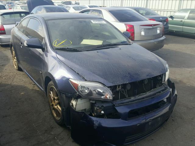 JTKDE167080228582 - 2008 TOYOTA SCION TC BLUE photo 1