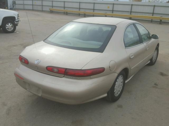 1MEFM50U6WA641881 - 1998 MERCURY SABLE GS GOLD photo 4