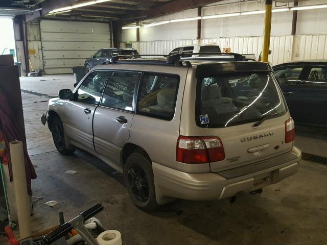 JF1SF65671H759812 - 2001 SUBARU FORESTER S BEIGE photo 3