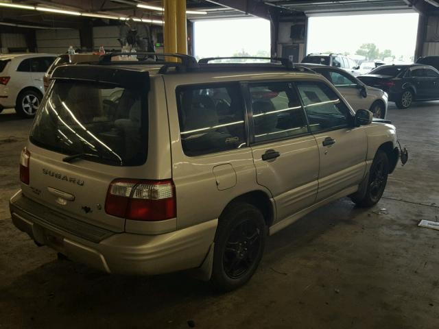 JF1SF65671H759812 - 2001 SUBARU FORESTER S BEIGE photo 4