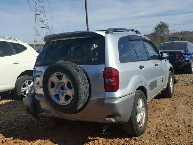 JTEGD20V650064847 - 2005 TOYOTA RAV4 SILVER photo 4