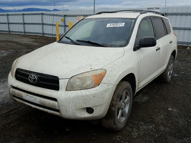 JTMBD33V386082420 - 2008 TOYOTA RAV4 WHITE photo 2