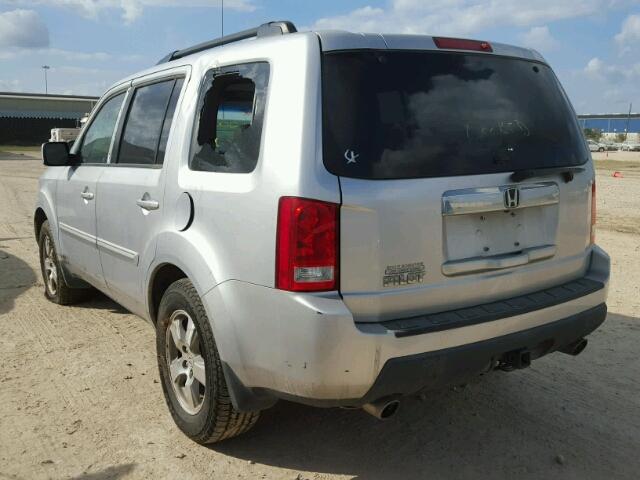 5FNYF3H57BB004666 - 2011 HONDA PILOT SILVER photo 3