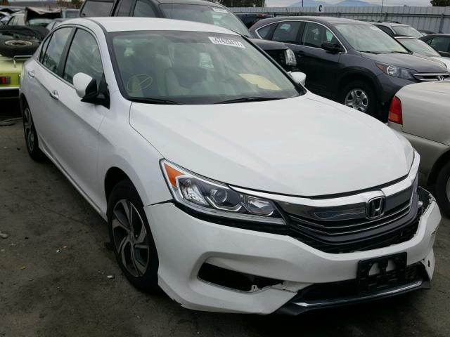 1HGCR2F34HA131729 - 2017 HONDA ACCORD LX WHITE photo 1