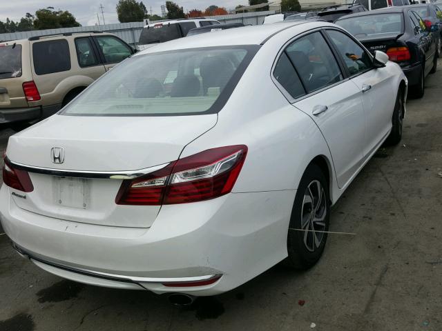 1HGCR2F34HA131729 - 2017 HONDA ACCORD LX WHITE photo 4