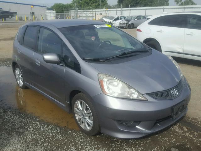 JHMGE8H46AS025186 - 2010 HONDA FIT SPORT GRAY photo 1