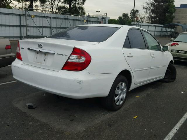 4T1BE32KX4U309477 - 2004 TOYOTA CAMRY LE 白色 照片 4