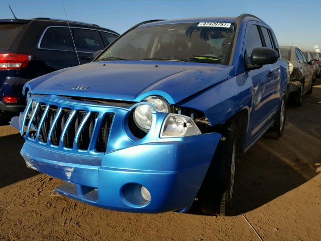 1J4FF47B69D205975 - 2009 JEEP COMPASS SP BLUE photo 2