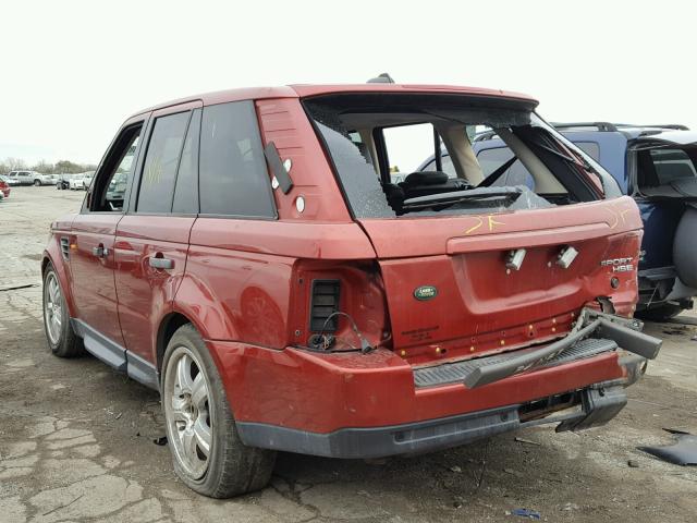 SALSF25456A918952 - 2006 LAND ROVER RANGE ROVE RED photo 3