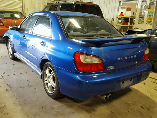 JF1GD29693G502691 - 2003 SUBARU IMPREZA WR BLUE photo 3