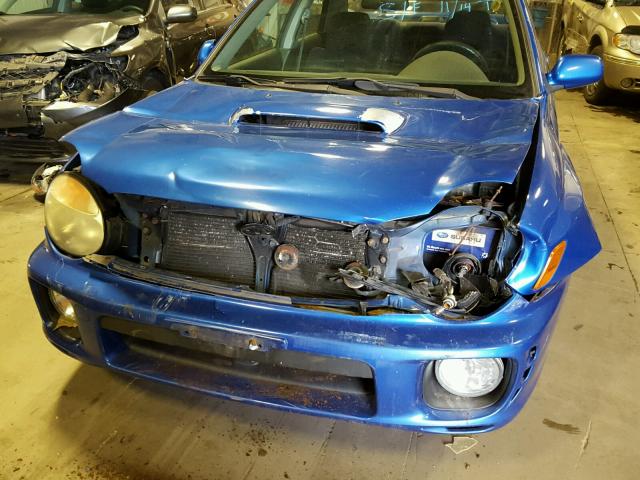 JF1GD29693G502691 - 2003 SUBARU IMPREZA WR BLUE photo 9