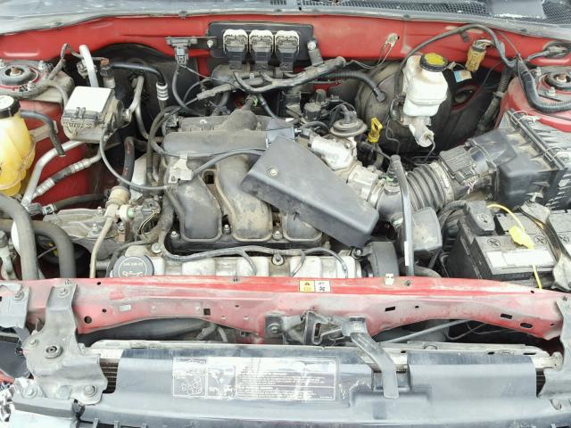 1FMYU03105KA14533 - 2005 FORD ESCAPE XLT RED photo 7