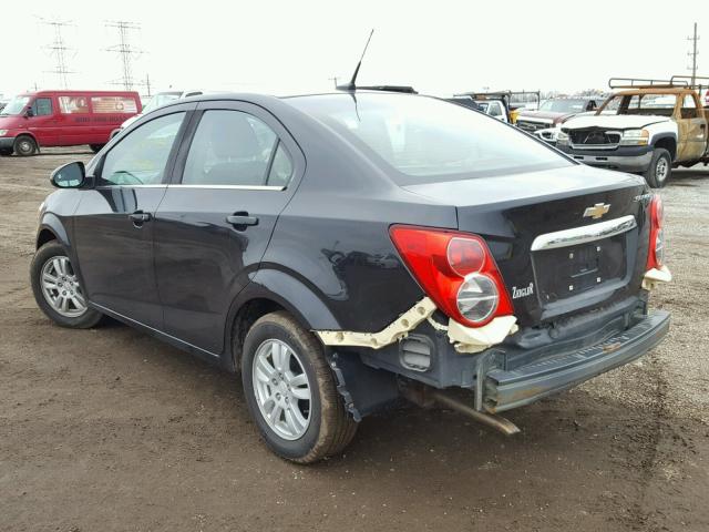 1G1JC5SH4D4118670 - 2013 CHEVROLET SONIC LT CHARCOAL photo 3