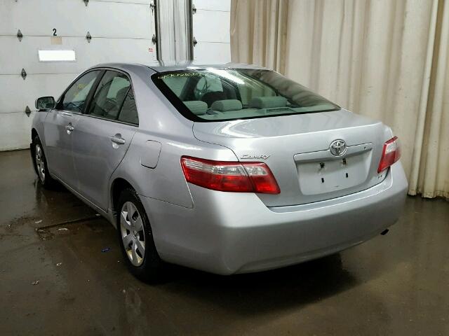 4T1BE46K67U622045 - 2007 TOYOTA CAMRY NEW SILVER photo 3