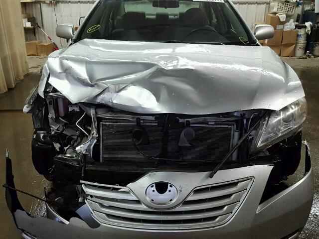 4T1BE46K67U622045 - 2007 TOYOTA CAMRY NEW SILVER photo 9