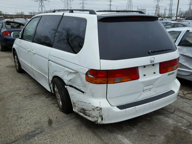 5FNRL18642B022178 - 2002 HONDA ODYSSEY EX WHITE photo 3