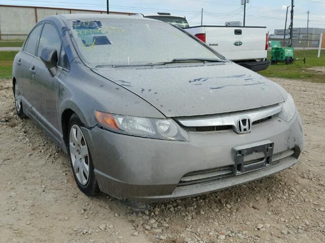 1HGFA16547L002389 - 2007 HONDA CIVIC GRAY photo 1