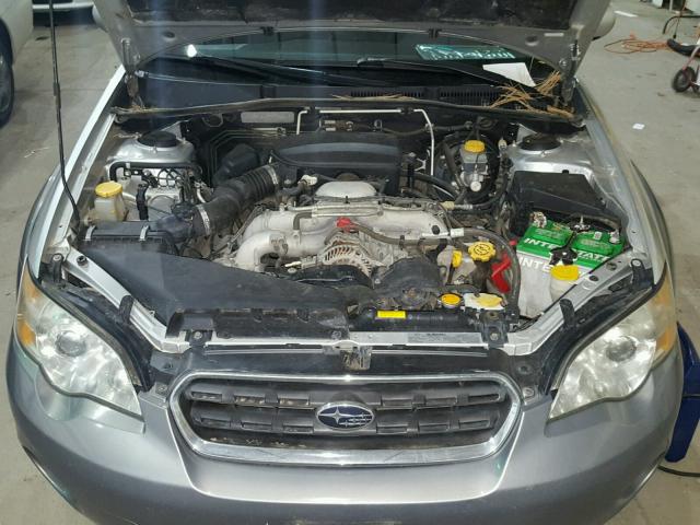 4S4BP62C877342503 - 2007 SUBARU LEGACY OUT SILVER photo 7