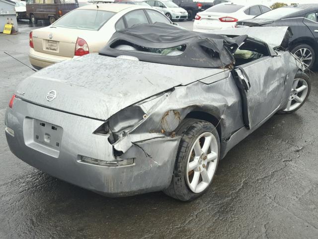 JN1AZ36A34T015546 - 2004 NISSAN 350Z ROADS GRAY photo 4