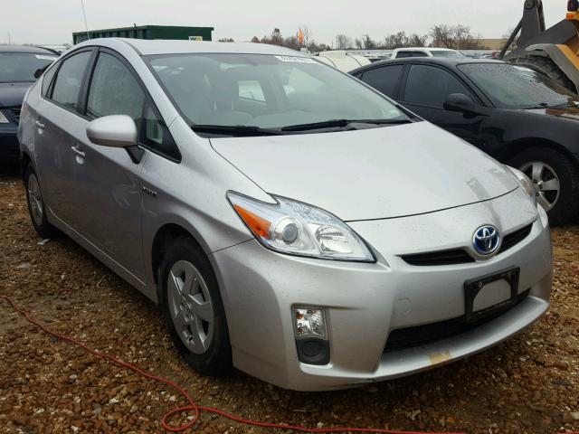 JTDKN3DU4B5310635 - 2011 TOYOTA PRIUS SILVER photo 1