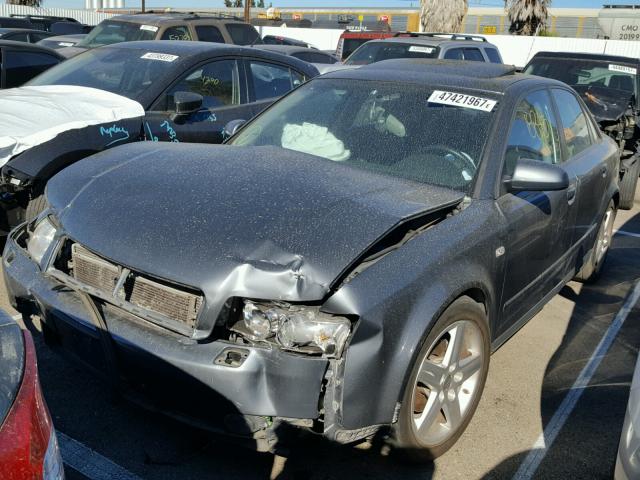 WAULC68E94A125731 - 2004 AUDI A4 1.8T QU GRAY photo 2