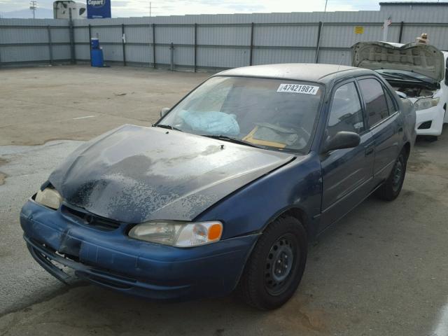 1NXBR12E0WZ082547 - 1998 TOYOTA COROLLA VE BLUE photo 2