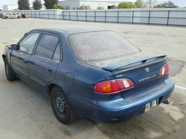 1NXBR12E0WZ082547 - 1998 TOYOTA COROLLA VE BLUE photo 3