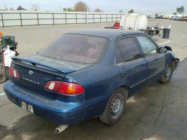 1NXBR12E0WZ082547 - 1998 TOYOTA COROLLA VE BLUE photo 4