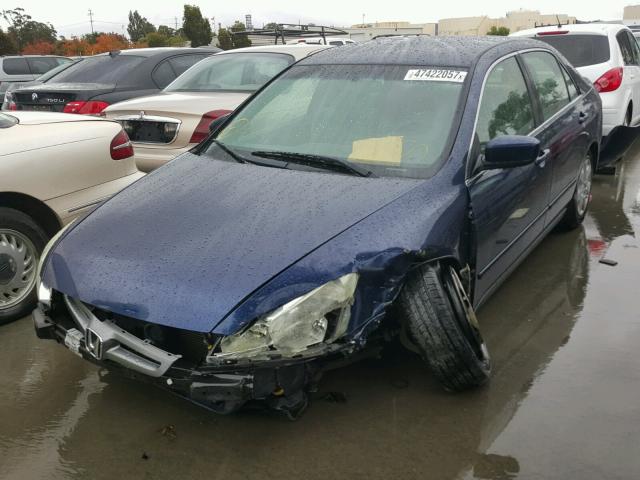 JHMCM56424C031892 - 2004 HONDA ACCORD LX BLUE photo 2