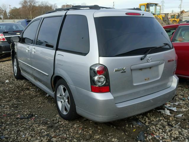 JM3LW28J950552387 - 2005 MAZDA MPV WAGON SILVER photo 3