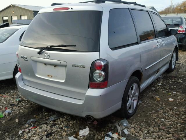 JM3LW28J950552387 - 2005 MAZDA MPV WAGON SILVER photo 4