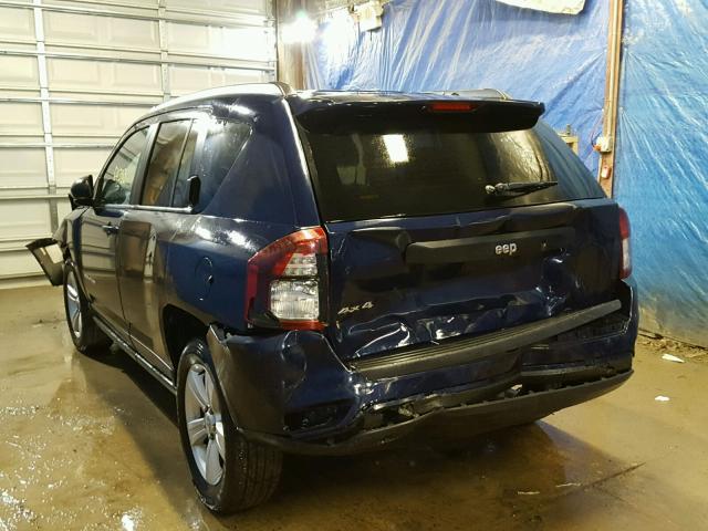 1C4NJDBB1ED885172 - 2014 JEEP COMPASS SP BLUE photo 3