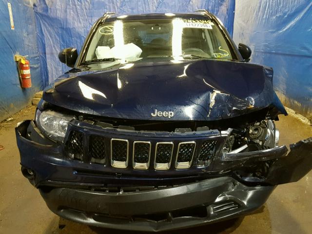 1C4NJDBB1ED885172 - 2014 JEEP COMPASS SP BLUE photo 9