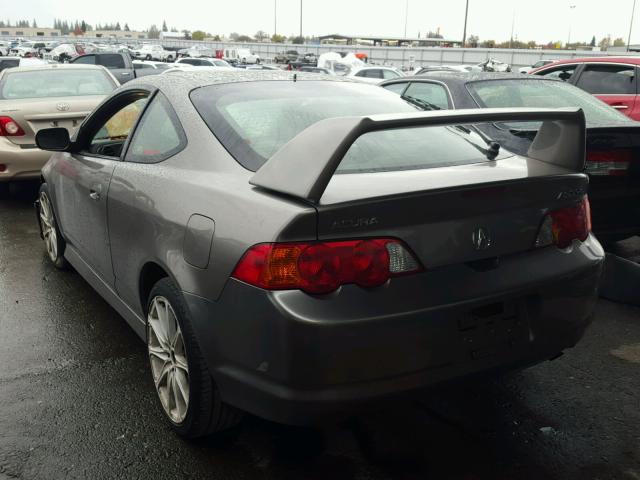 JH4DC530X4S019794 - 2004 ACURA RSX TYPE-S GRAY photo 3