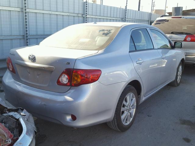 2T1BU4EE8AC414613 - 2010 TOYOTA COROLLA BA SILVER photo 4