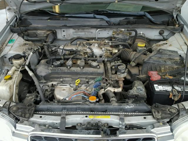 3N1CB51D62L611018 - 2002 NISSAN SENTRA XE SILVER photo 7